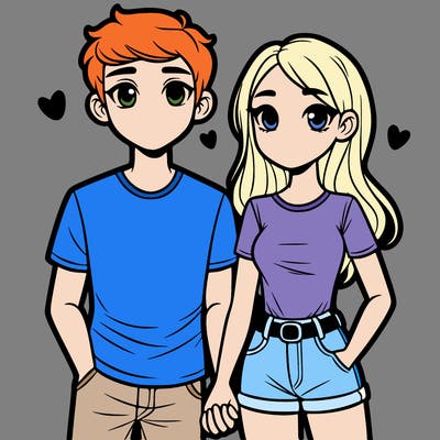 boyfriend and girlfriend