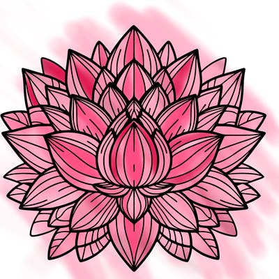lotus flower mandala
