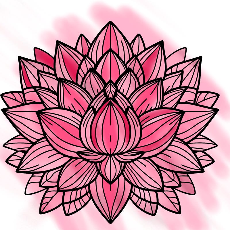 lotus flower mandala