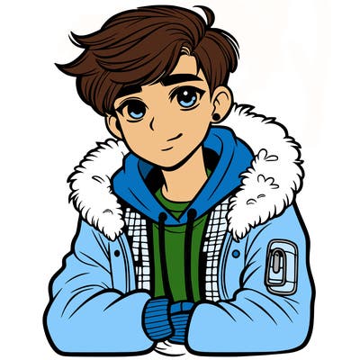 stylish teenager