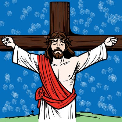 jesus on the cross