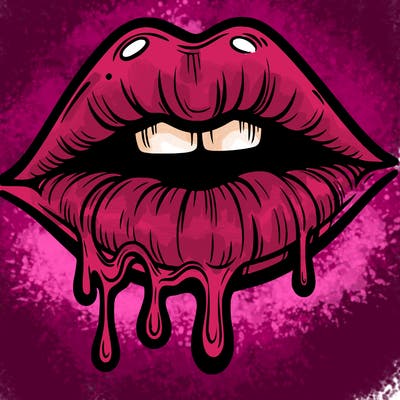 lips that look realistic and drip