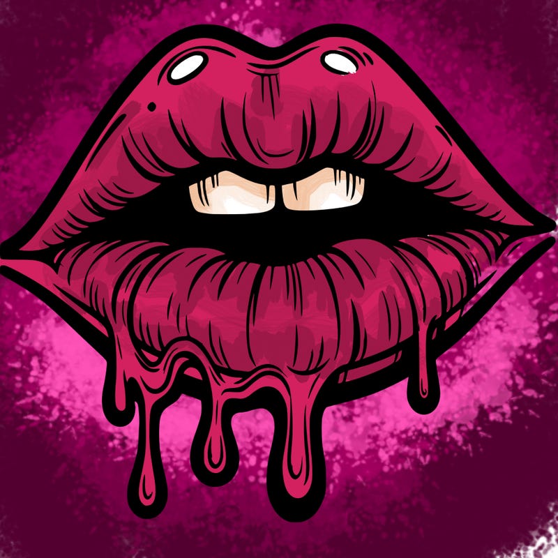 lips that look realistic and drip