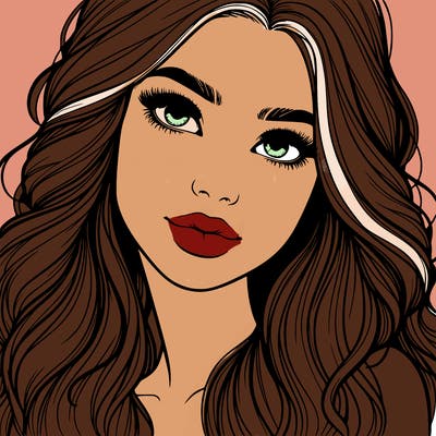 beautiful realistic girl