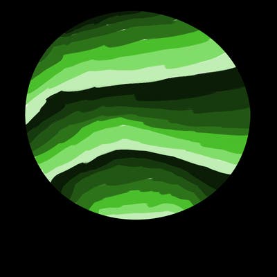 a plain circle with nothing else