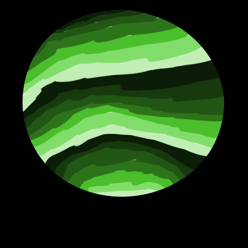 a plain circle with nothing else