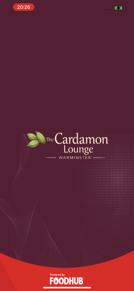 Cardamon Lounge - The Cardamon Lounge Warminster app splash screen with restaurant logo