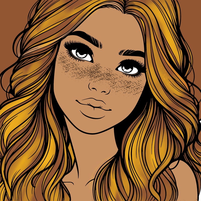 beautiful realistic girl