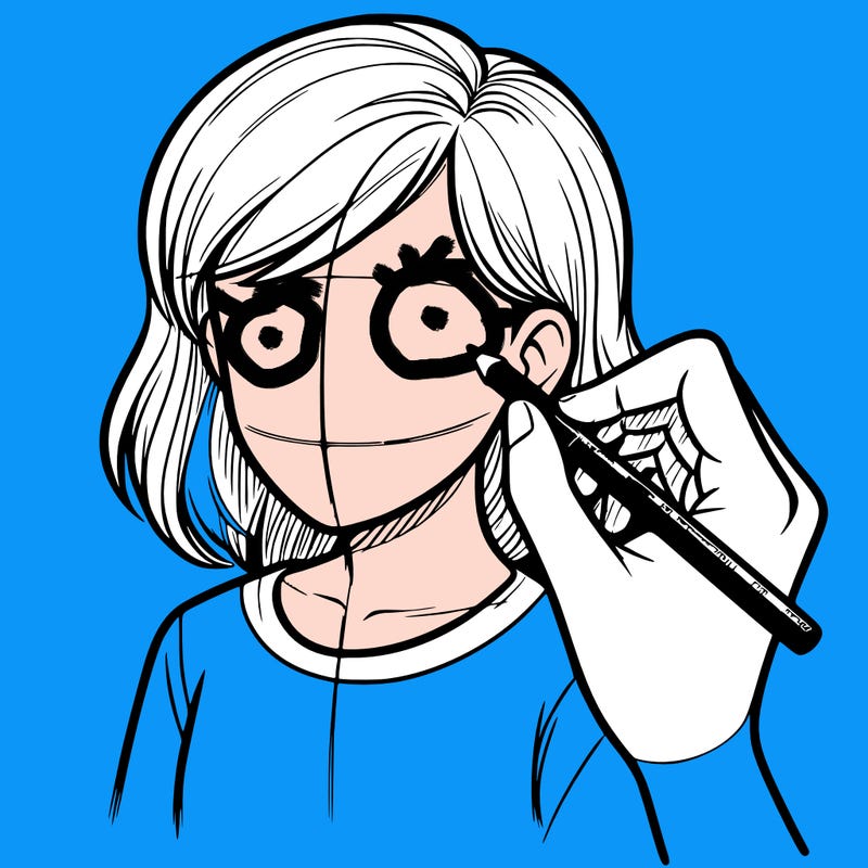 drawing a realistic person