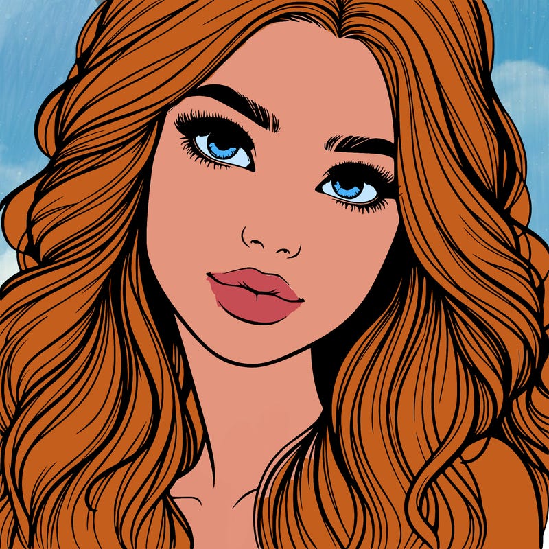 beautiful realistic girl