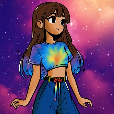 girl in a cute crop top