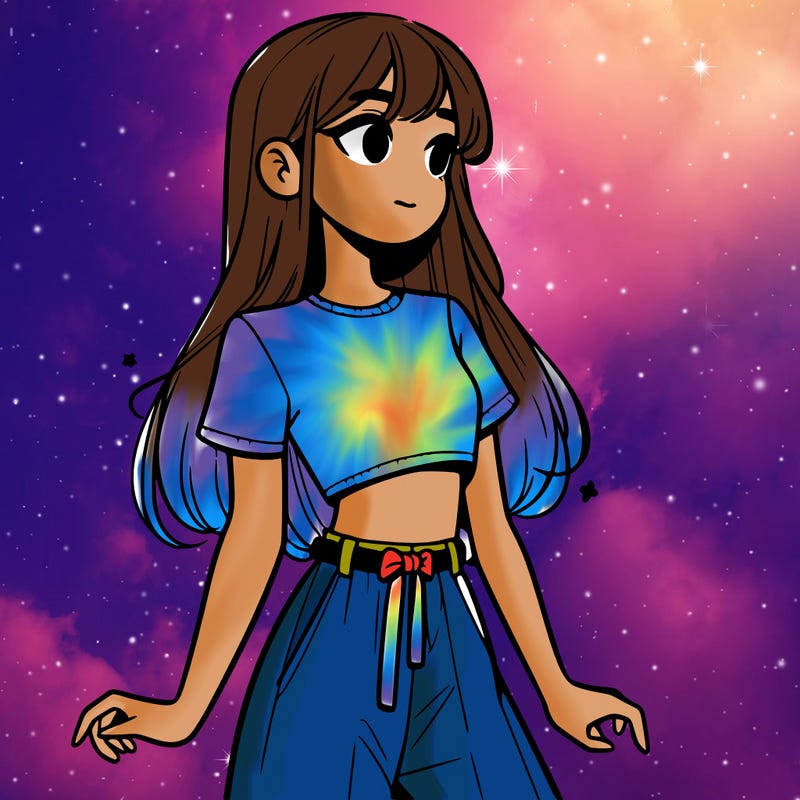 girl in a cute crop top