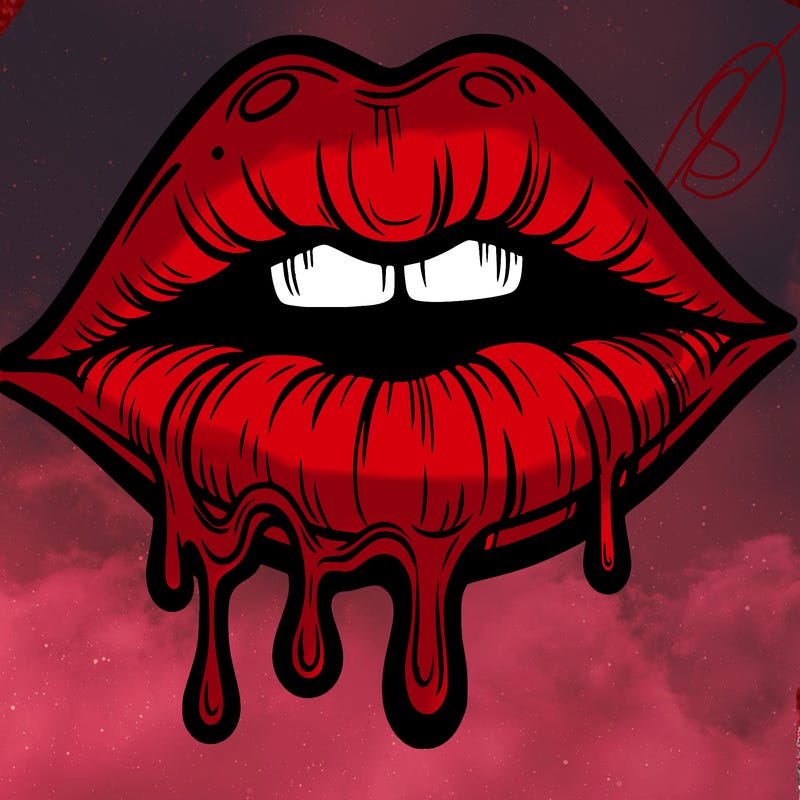 lips that look realistic and drip