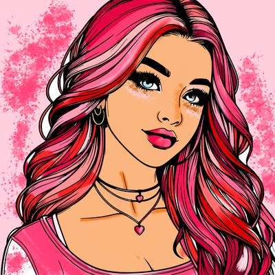 detailed realistic girl