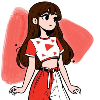 girl in a cute crop top