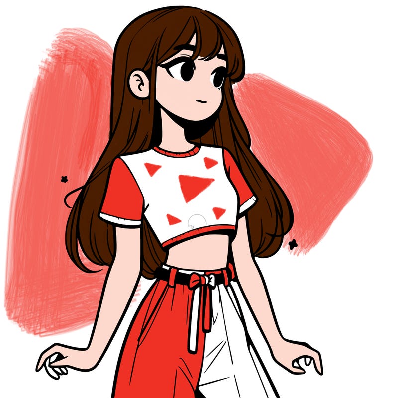 girl in a cute crop top