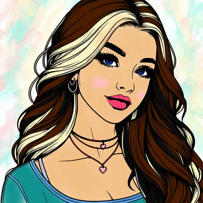 detailed realistic girl