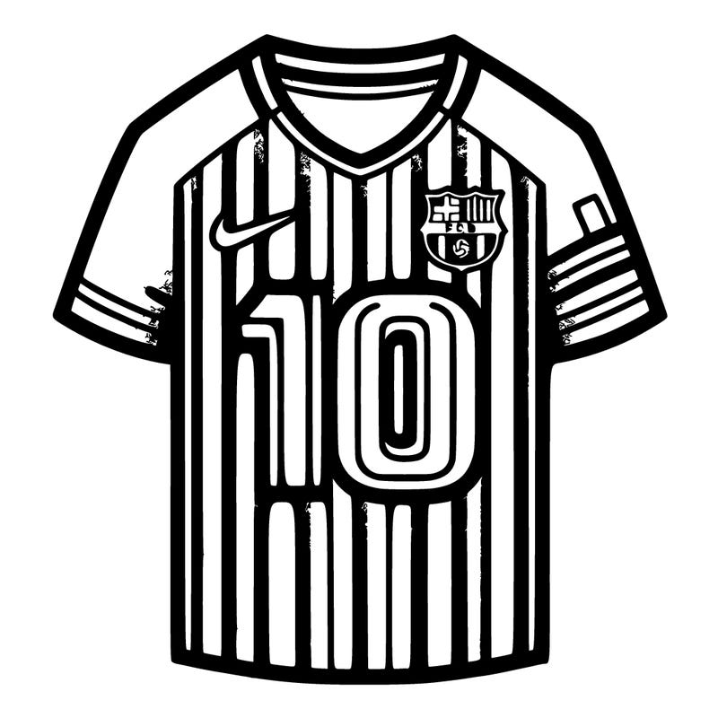 barcelona jersey number 10