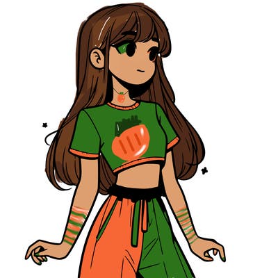 girl in a cute crop top