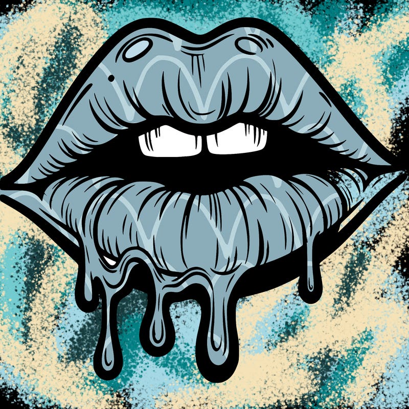 lips that look realistic and drip