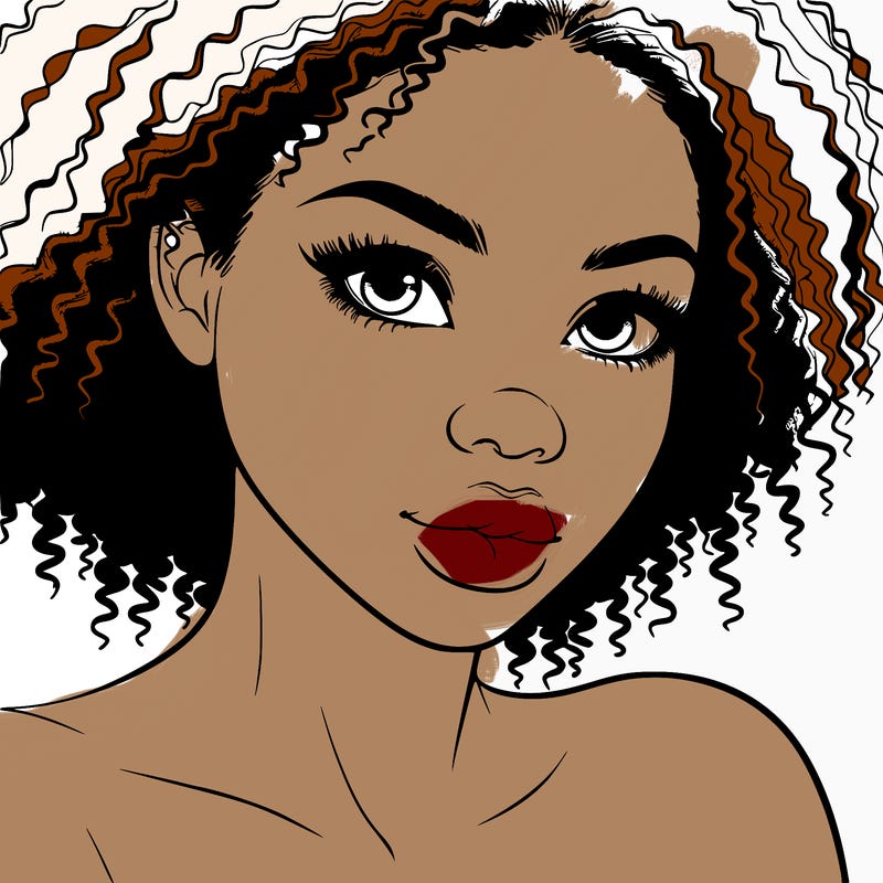 realistic black girl