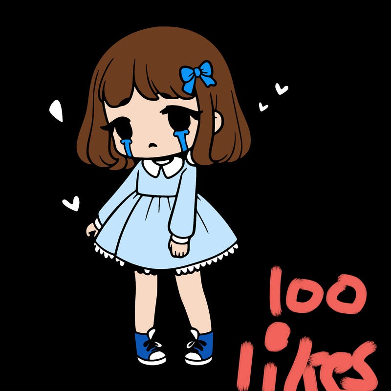 sad girl with the words i'm broken above her