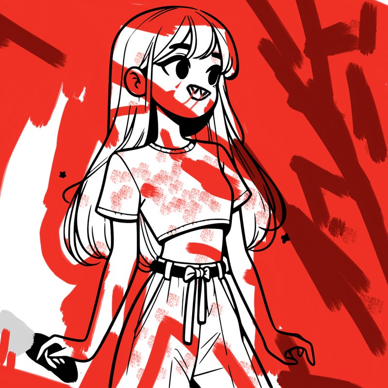 girl in a cute crop top