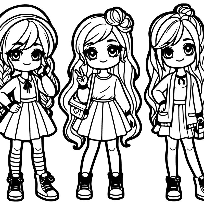 a group of girls wearing