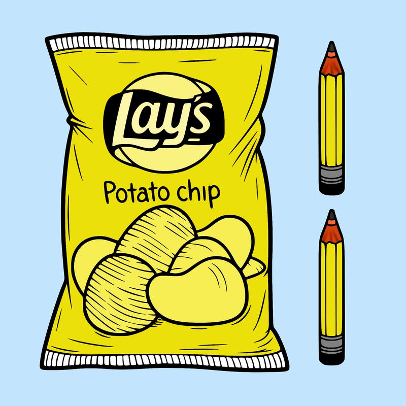 potato chip bag