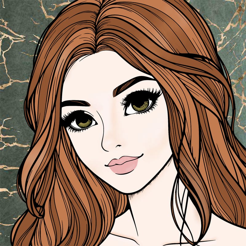 realistic pretty girl