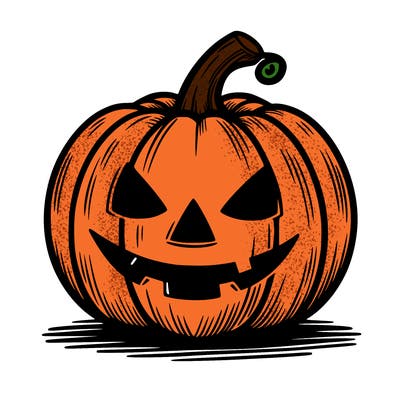 a halloween pumpkin