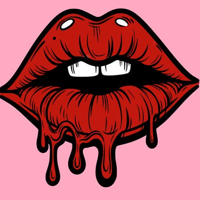 lips that look realistic and drip