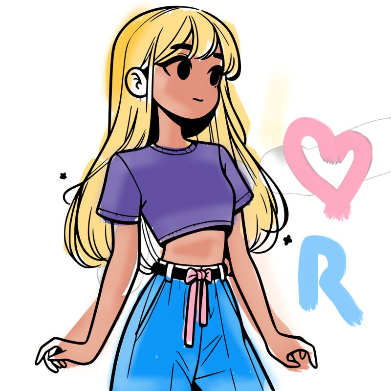 girl in a cute crop top