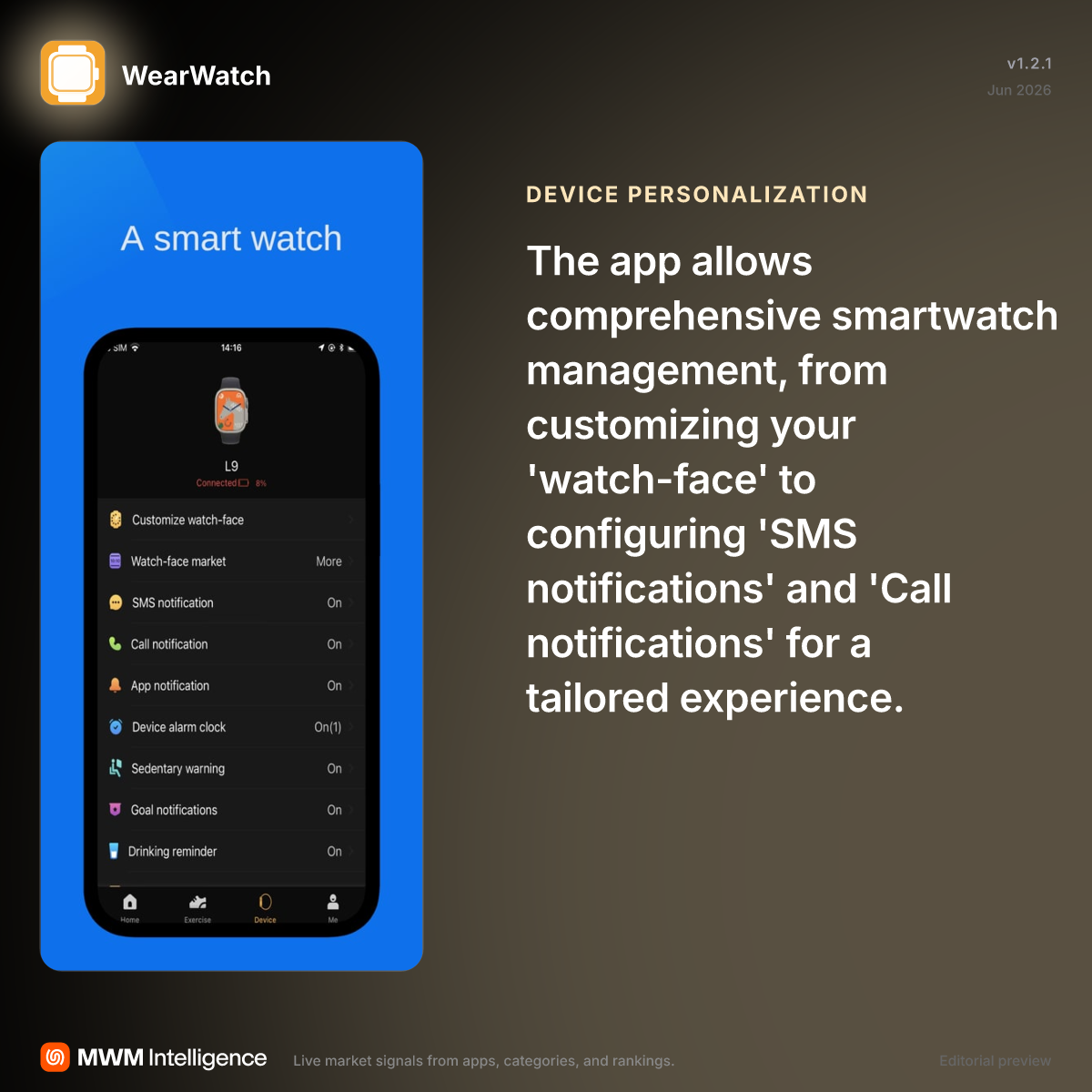 WearWatch - Health & Fitness App | MWM