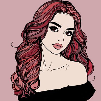 beautiful realistic girl