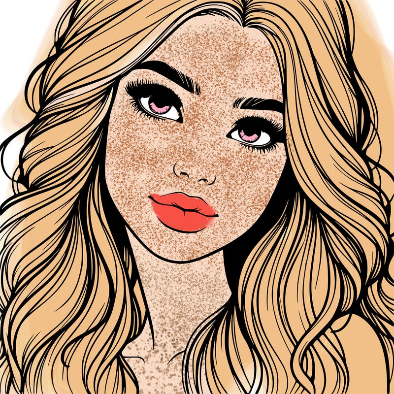 beautiful realistic girl