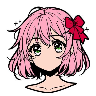 anime girl face