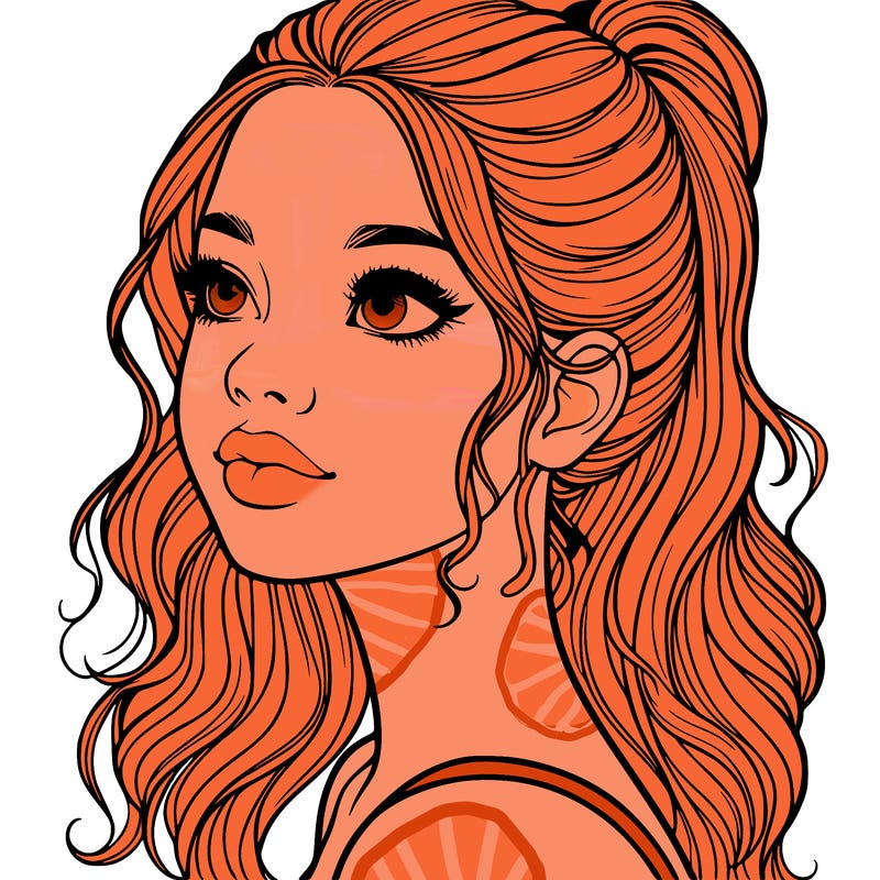 beautiful realistic girl