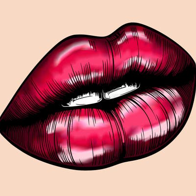 realistic lips
