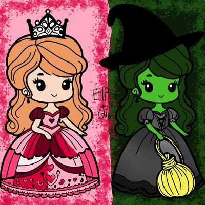 princess as a witch