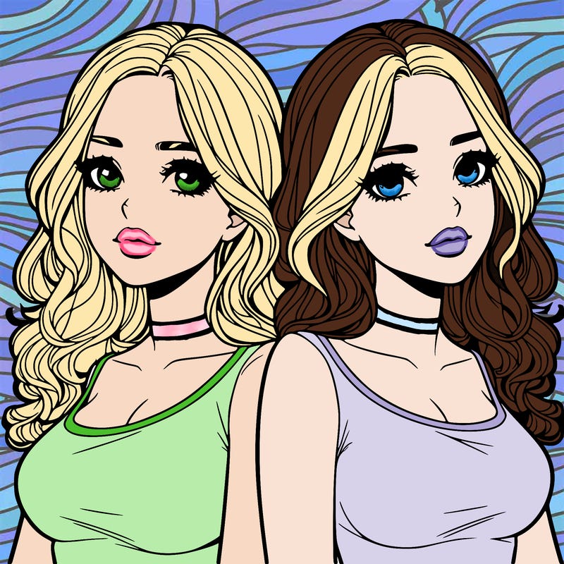 realistic twin sisters