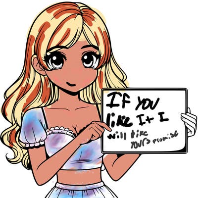 realistic pretty girl holding blank sign