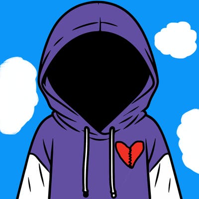 faceless girl in hoodie