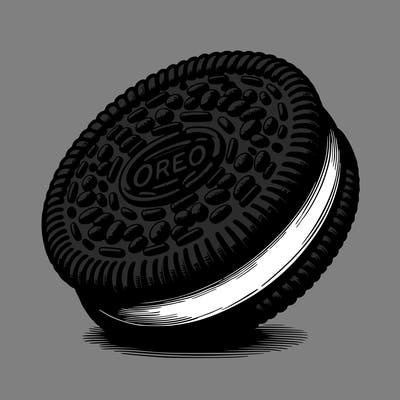 realistic oreo