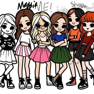 group of girls
