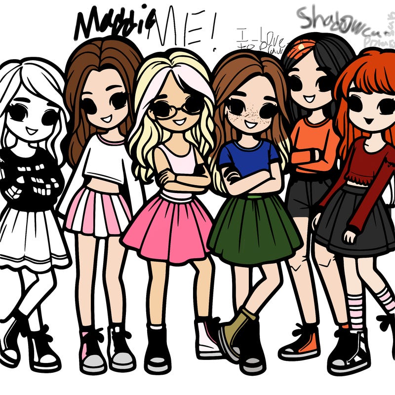group of girls
