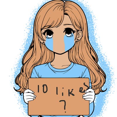 realistic girl holding a sign