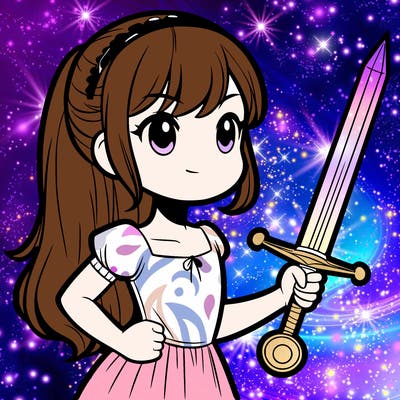 girl with sword