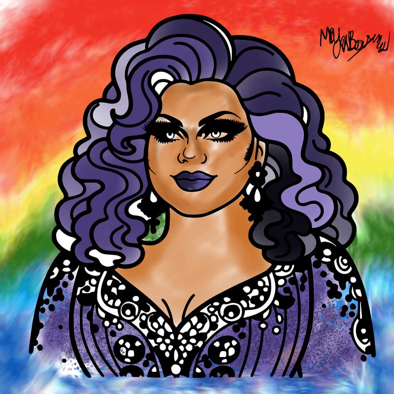 realistic plus size drag queen