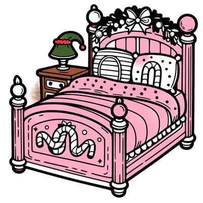 christmas bed
